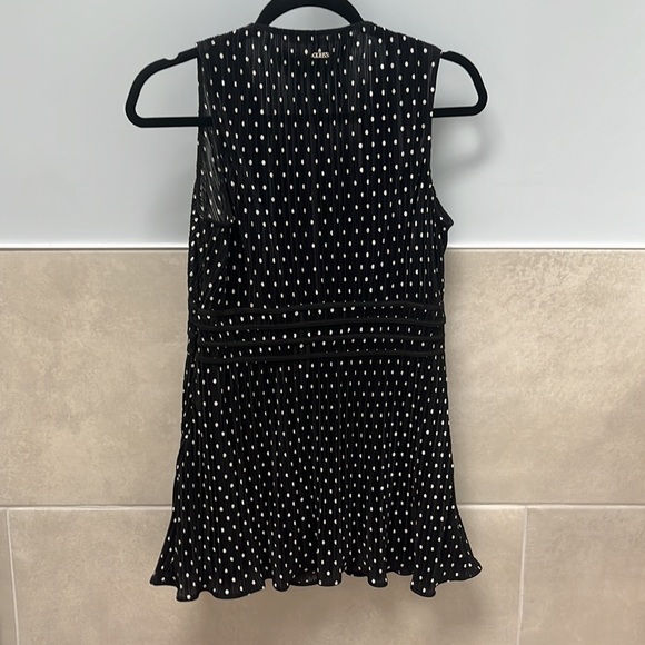 Guess black and white polka dot dress Petite Small - Picture 5 of 5
